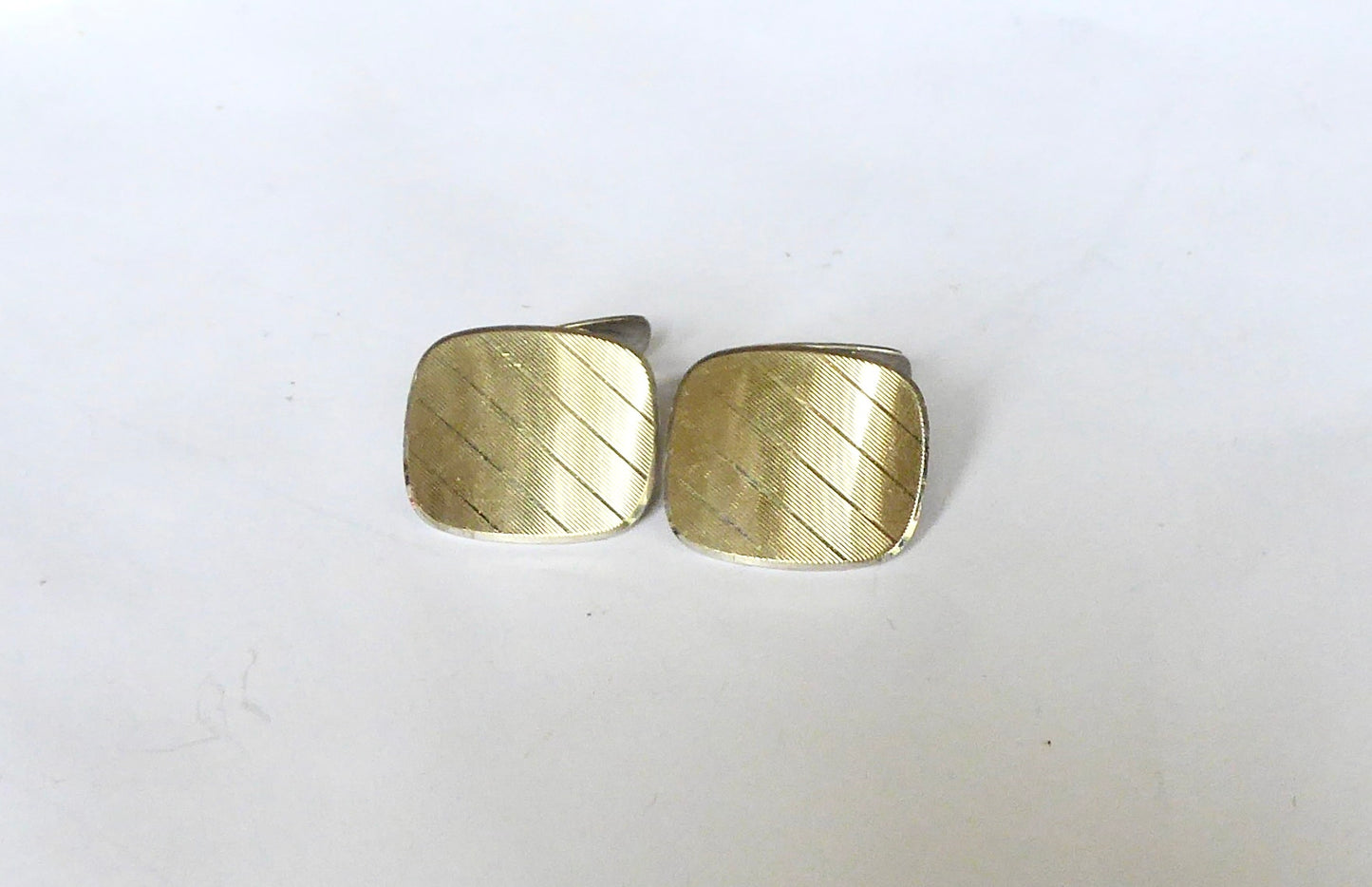 Vintage Silver Gilt Cufflinks