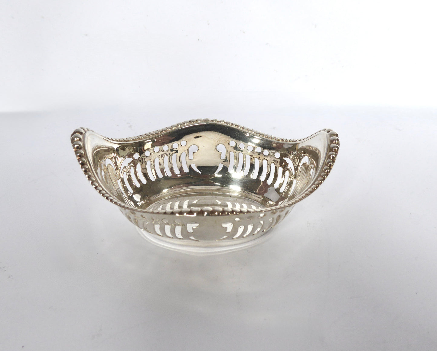 Pierced Silver Dish 1904