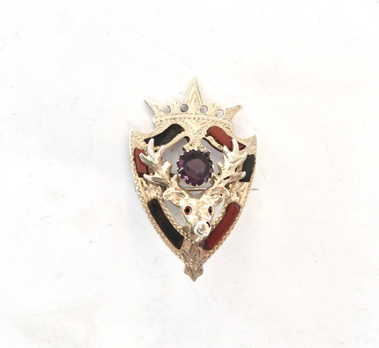 Stag's Head Brooch 1915