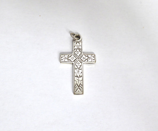Antique Silver Cross 1899