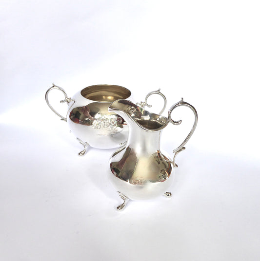Plain Silver  Milk & Sugar 1871