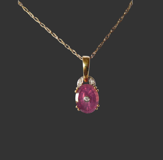 Pink Sapphire Pendant