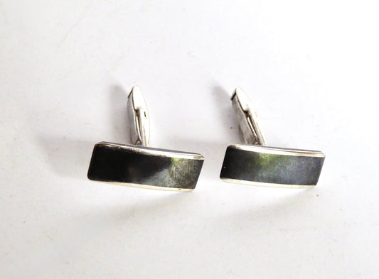 Silver Niello Cufflinks
