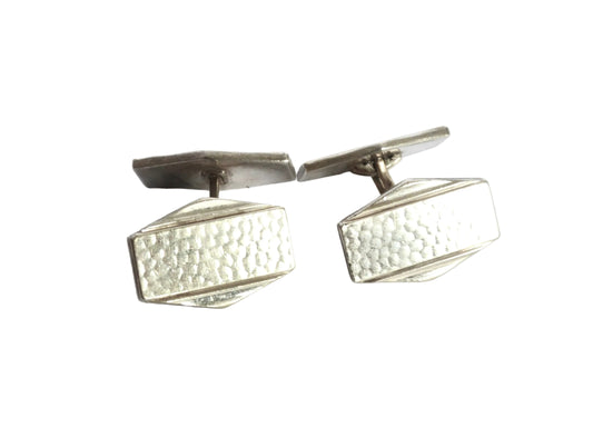 Silver Cufflinks - Art Deco