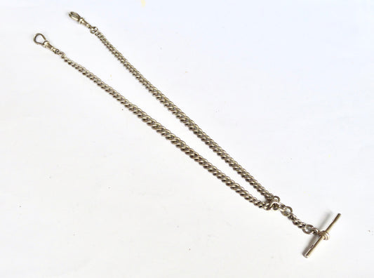 Silver Double Albert Chain 1937