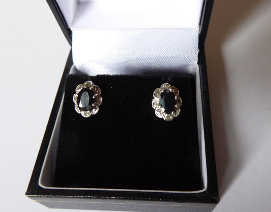 Vintage Sapphire Earrings