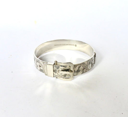 Buckle Design Silver Bracelet 1977