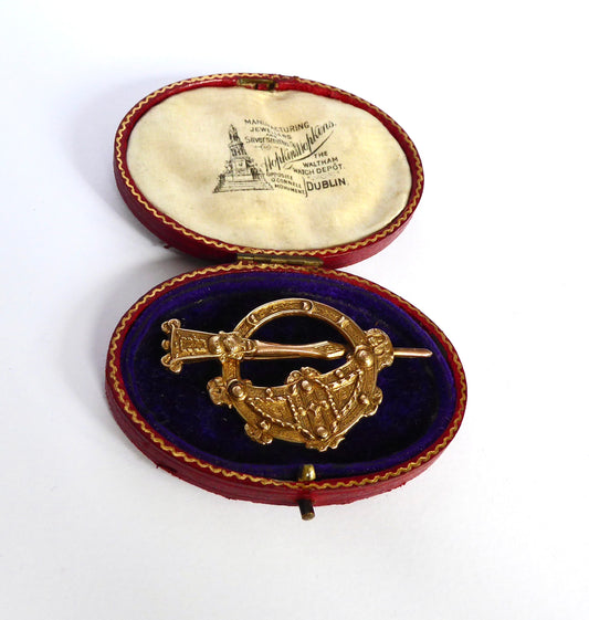 Gold Tara Brooch