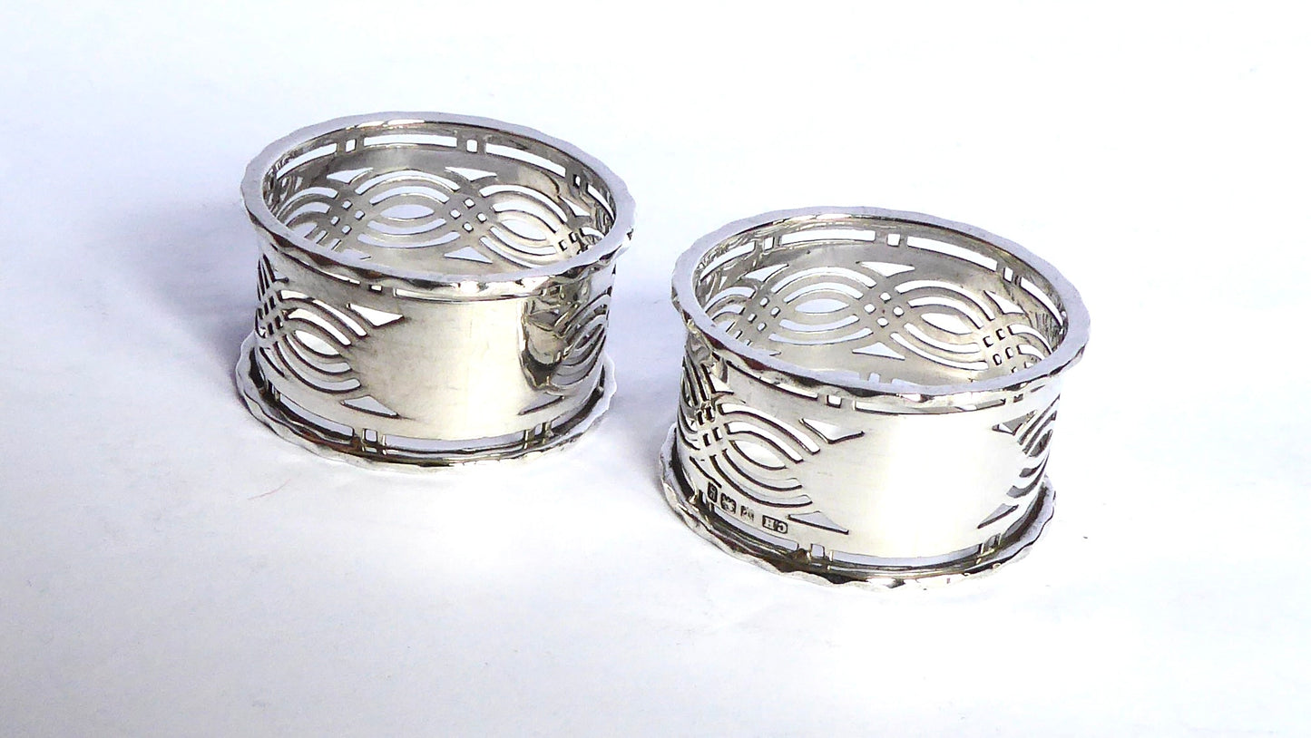 Silver Napkin Rings 1906