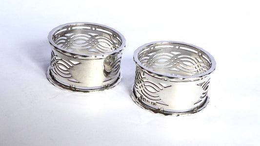 Silver Napkin Rings 1906
