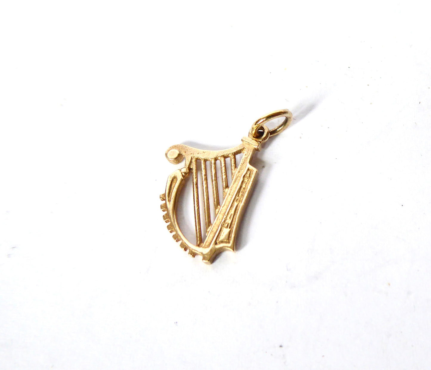 Gold Harp Pendant 1977