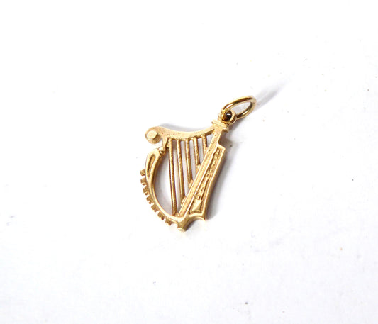 Gold Harp Pendant 1977