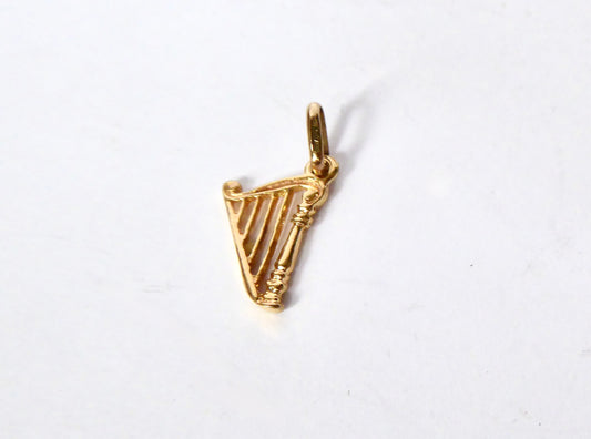 Vintage 9ct. Harp Charm