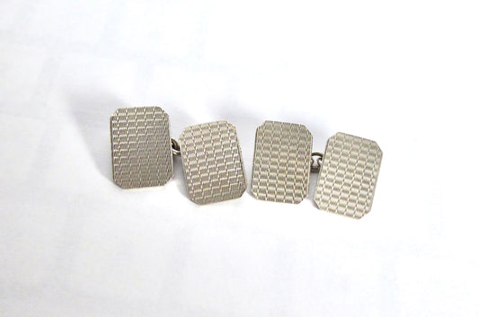 Vintage Silver Cufflinks 1953