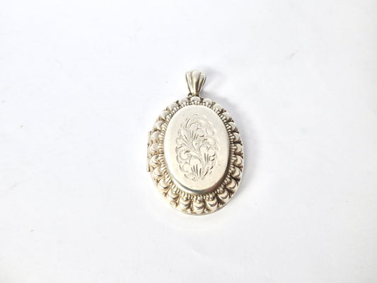 Large Silver Locket
