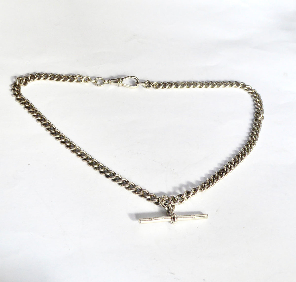 Silver Double Albert Chain 1905