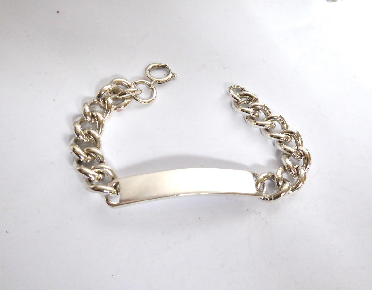 Silver Identity Bracelet 1970