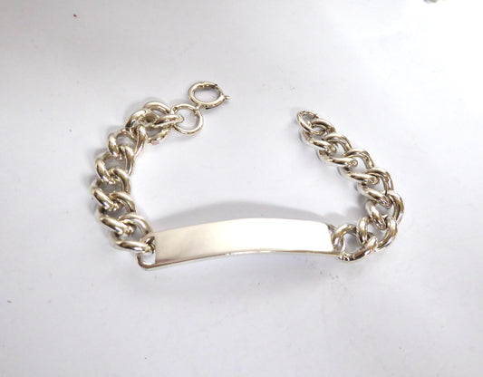 Silver Identity Bracelet 1970