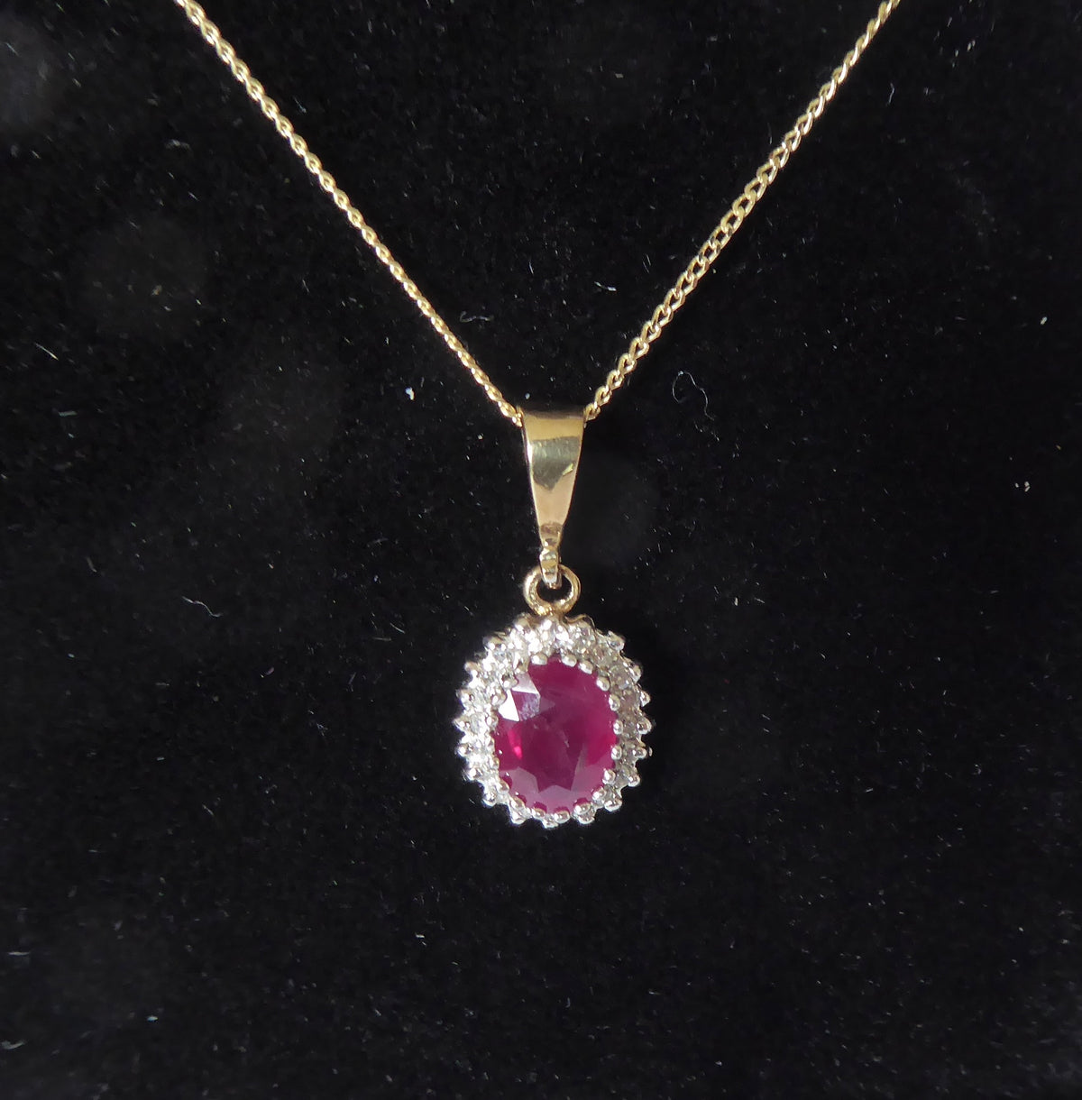Ruby & Diamond Pendant