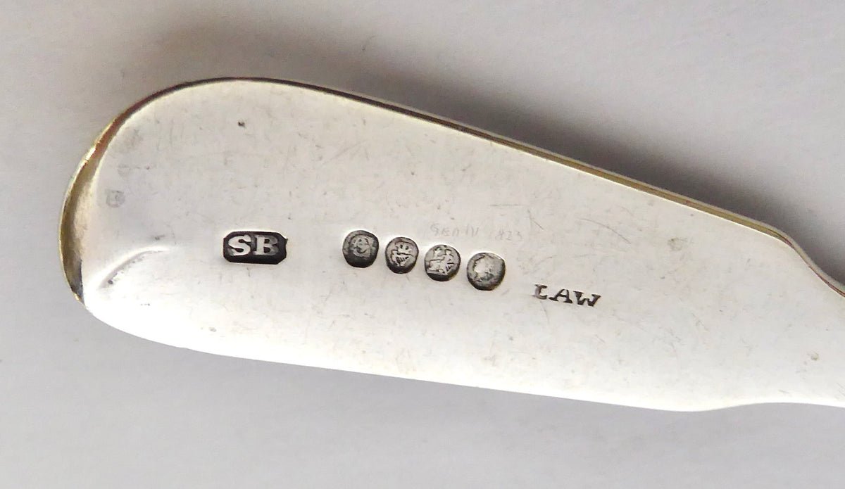 Irish Silver Sugar Shovel 1823
