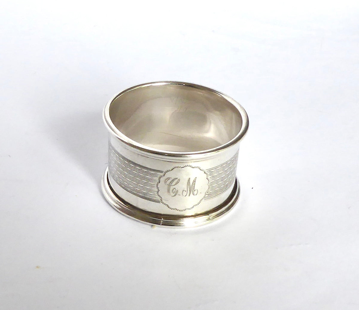 Napin Ring with Initials " C M "