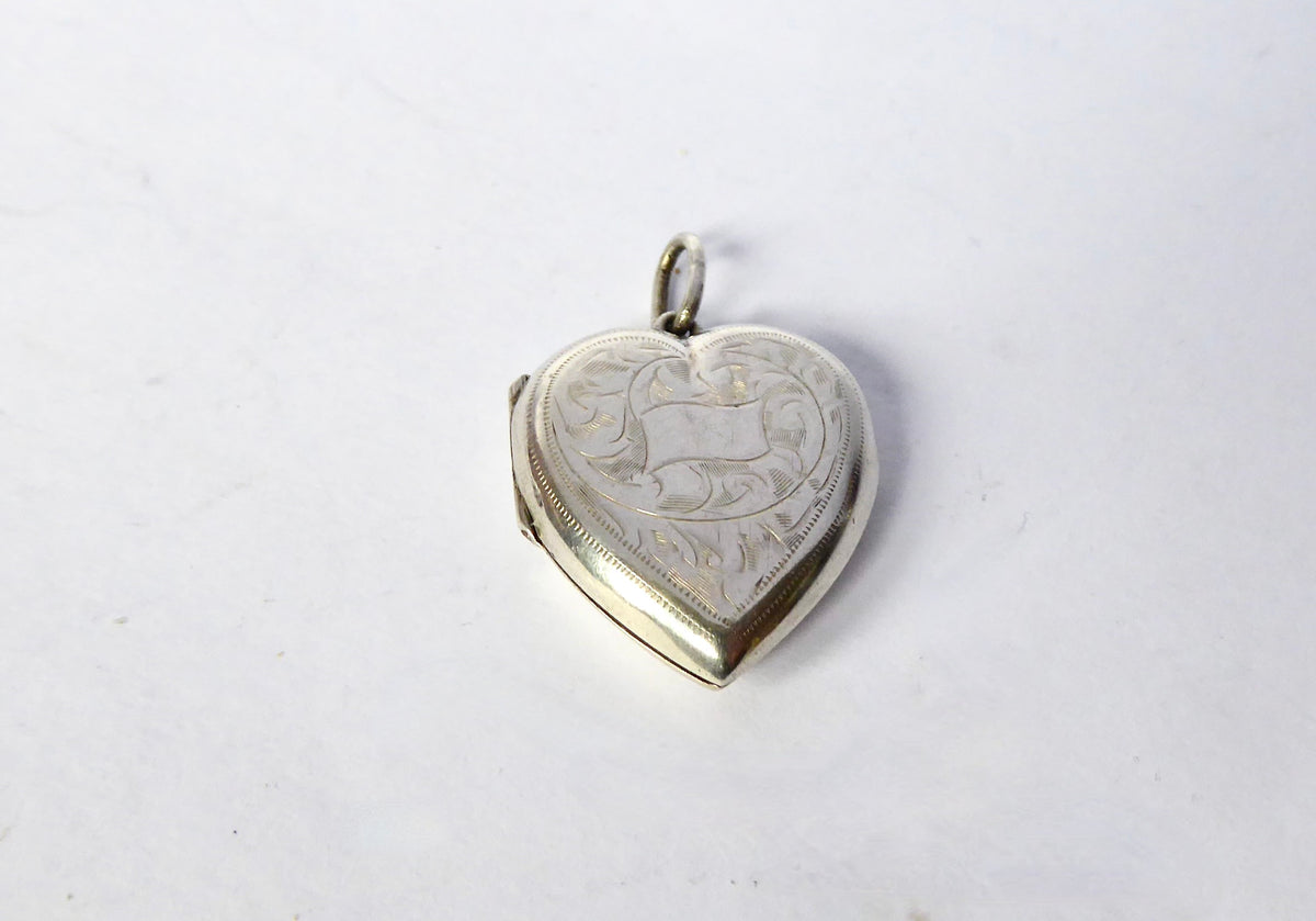 Silver Heart Shape Locket