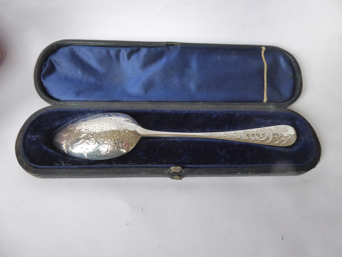 Silver Christening Spoon 1880