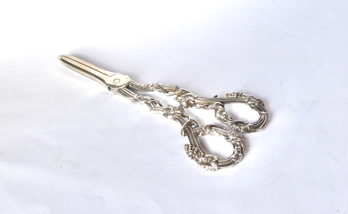 Silver Grape Scissors 1892