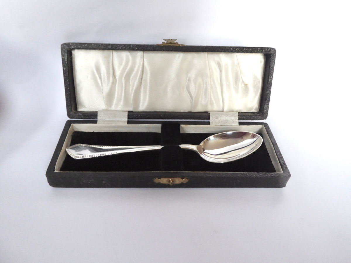 Silver Christening Spoon 1946