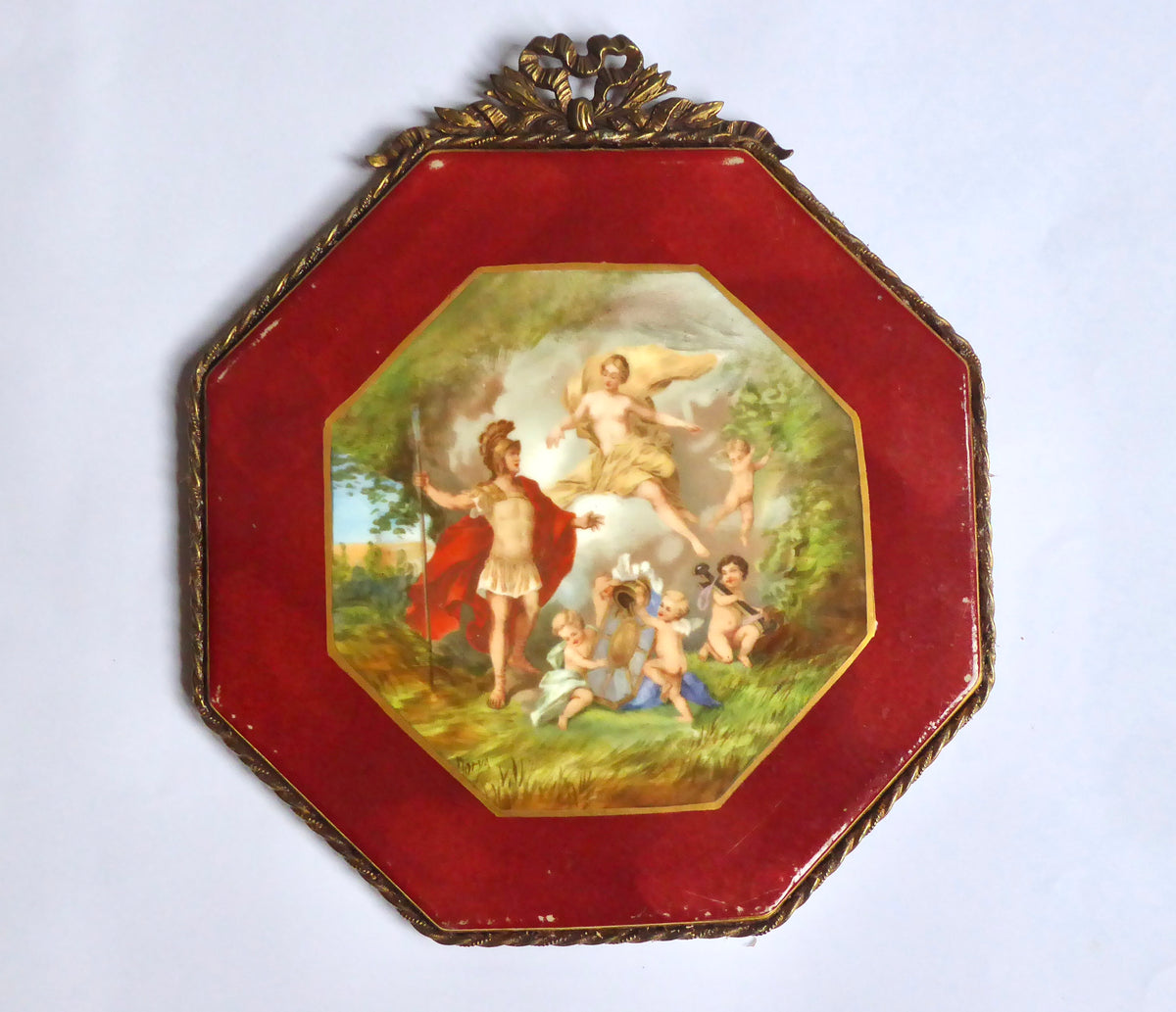 Austrian Porcelain wall Plaque