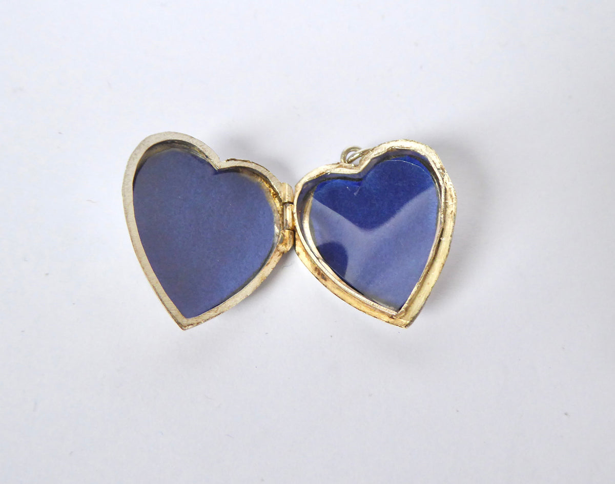Engraved Silver Heart Locket