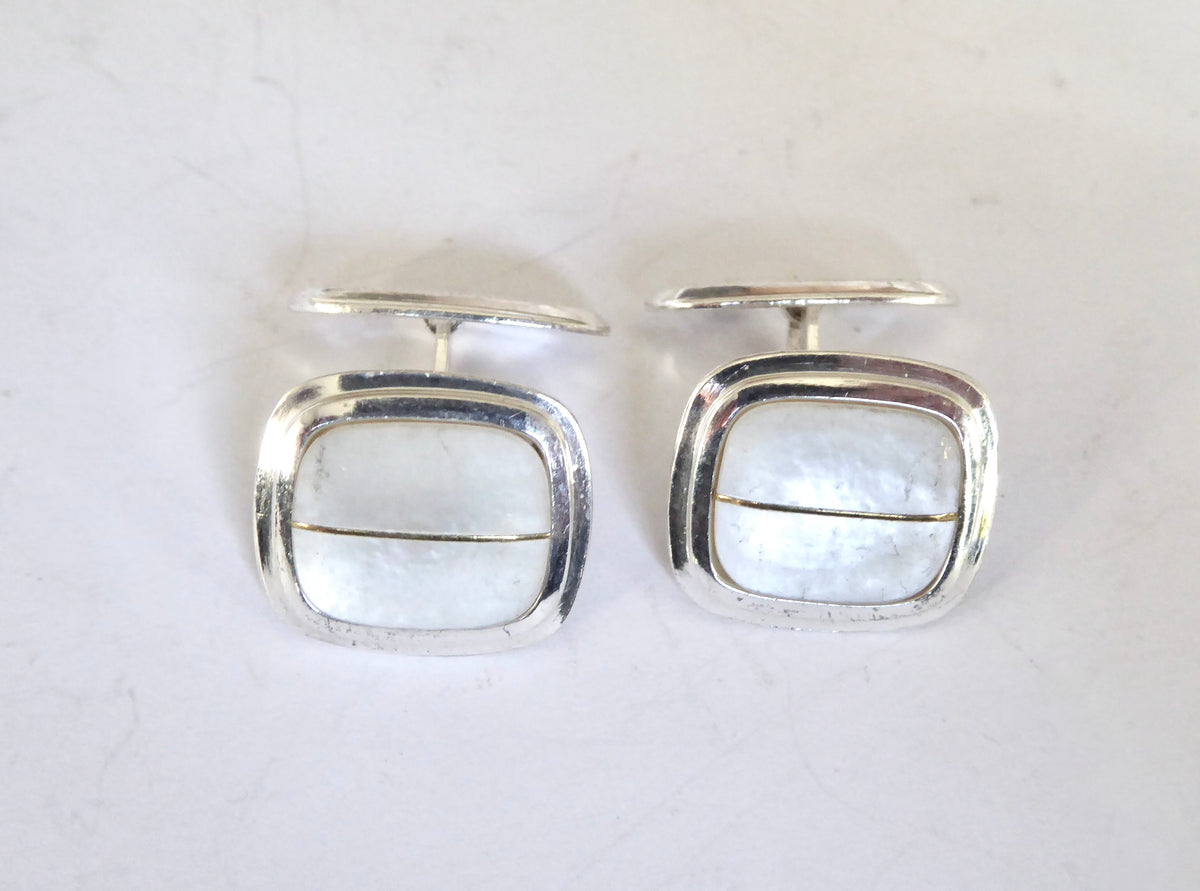 Silver M.O.P. Cufflinks